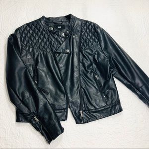 H&M : Faux Leather Jacket